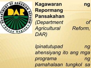 Komprehensibong Programa sa Repormang Pansakahan.
